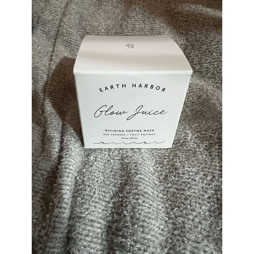 Earth Harbor Glow Juice Refining Enzyme Mask 2oz 60mL Full Size - NIB‎ MSRP $40